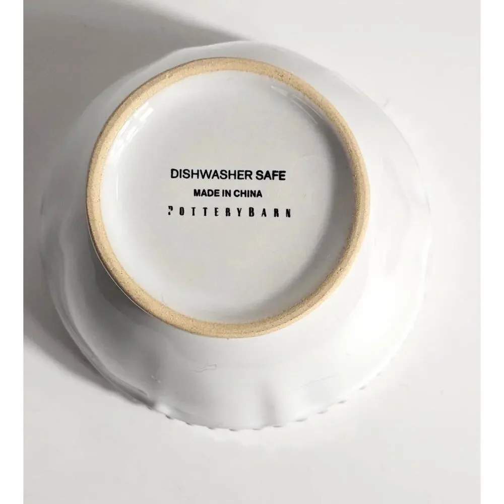 Pottery Barn Leila Beaded Stoneware Sugar Bowl Discontinued in 2023
